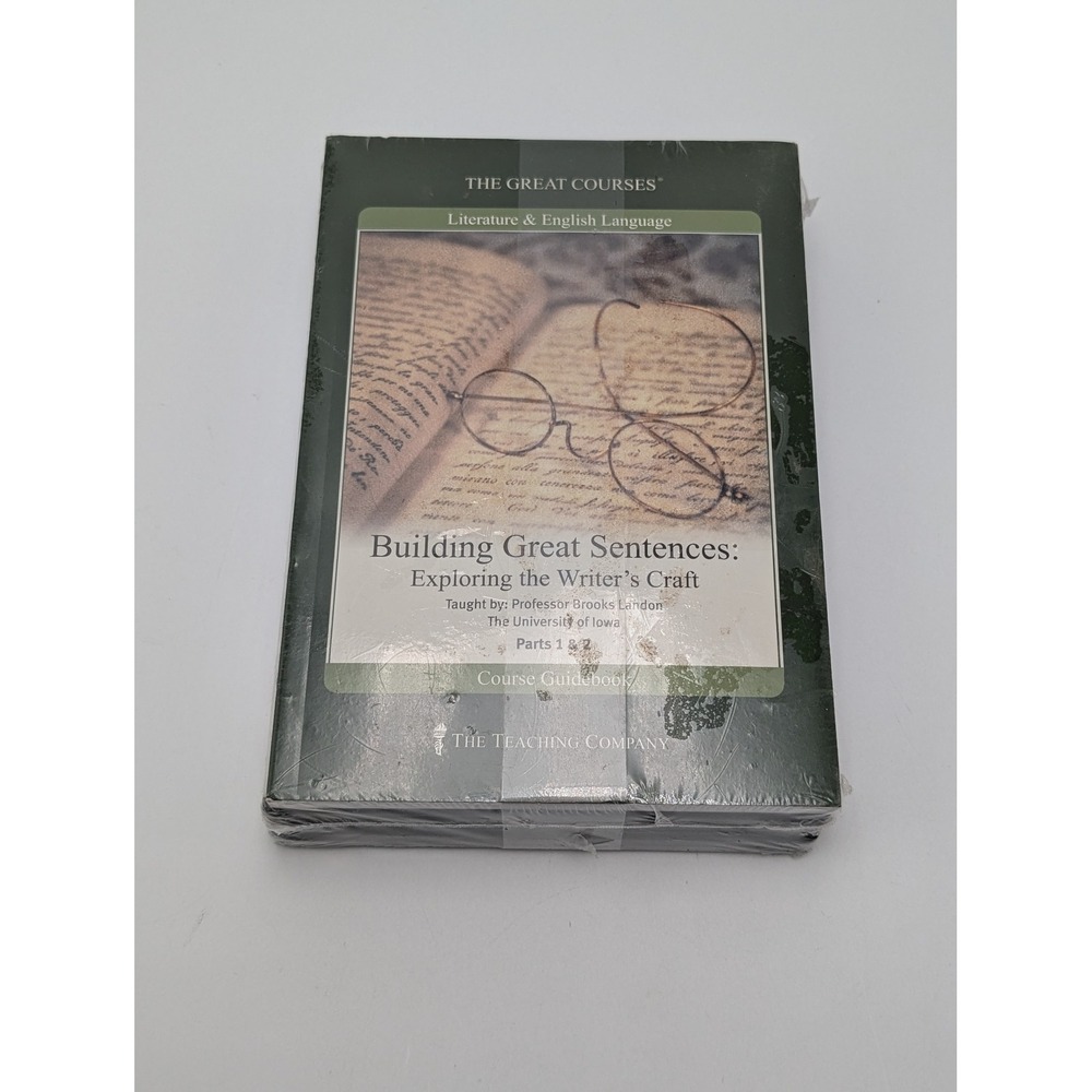 The Great Courses‎ Building Great Sentences Writing Course Parts 1 & 2 CD New
